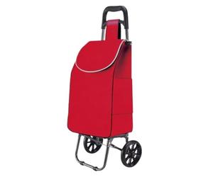 Carrello pieghevole leggero per salire le scale Carrello da viaggio per il mercato della spesa e gli errori Rosso Bag Cart per Easy li