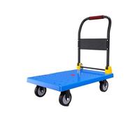 Carrello pieghevole multifunzionale, con piattaforma portatile, resistente, da tirare e spingere, ideale per uso domestico e trasloco, soluzione versatile per il trasporto