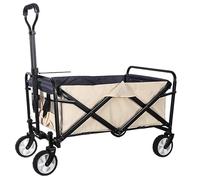 Carrello pieghevole per carichi pesanti, versatile, da spiaggia e giardino, per campeggio, sport all'aperto, viaggi, design pieghevole portatile