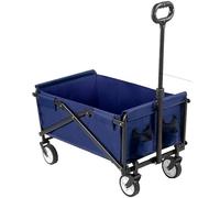 Carrello pieghevole per la spesa e il giardino, resistente, portatile, per campeggio, shopping e molto altro ancora, design versatile e leggero per un facile trasporto.