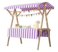 Carrello pieghevole per la vendita di cibo, gelato, carrello per la vendita di hot dog, caramelle/dessert/giocattoli, carrello leggero per il mercato agricolo,L(withWheels)-Color2