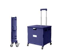 Carrello pieghevole per salire le scale, con manico telescopico e ruote, per generi alimentari, giardino e uso esterno, portatile e facile da riporre