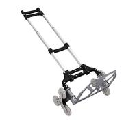 Carrello pieghevole per salire le scale, portata 75 kg, 6 ruote, carrello pieghevole da 45 x 45 x 100 cm