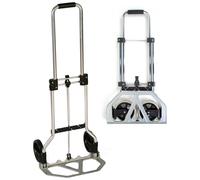 Carrello Pieghevole Portapacchi 45 Kg in Alluminio Tosini Carrellino Silver