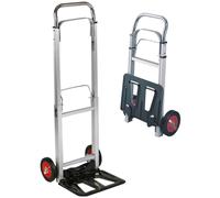 Carrello Pieghevole Portapacchi 90 Kg in Alluminio Tosini Carrellino Silver