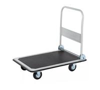 Carrello Pieghevole Portapacchi con Manico e 4 Ruote, 73x47x83cm MAX 150kg - 758