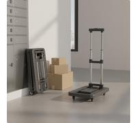 Carrello Pieghevole Portatile Carrellino Portapacchi Multiuso per Spesa,