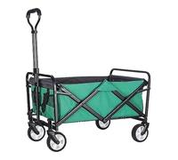 Carrello pieghevole portatile da giardino e spiaggia con ruote Carrello per la spesa all'aperto Carrello da campeggio Carrello da pesca resistente Soluzione di trasporto facile