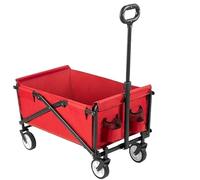 Carrello pieghevole portatile - robusto carrello per la spesa da giardino e per la spesa, robusto carrello pieghevole per un facile trasporto, versatile per uso esterno e interno