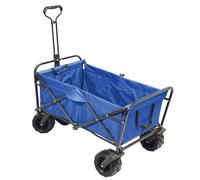 Carrello pieghevole portatutto 90x60x60 cm Blu