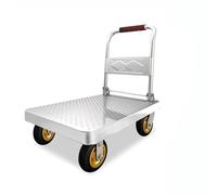 Carrello pieghevole resistente, capacità 150 kg, 4 ruote, facile da manovrare per il trasporto di merci, ideale per magazzini, eventi all'aperto, shopping e uso domestico