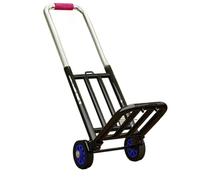 Carrello pieghevole resistente - Carrello portatile per la spesa e bagagli con montascale regolabile e ruote in poliuretano da 25 mm per magazzino e viaggi
