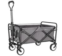 Carrello pieghevole resistente per attività all'aperto, spiaggia e giardino, per campeggio, viaggi e shopping, versatile e pieghevole