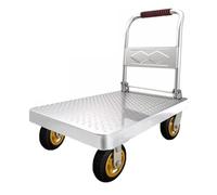 Carrello Pieghevole Resistente: Un Carrello Portatile con Ruote e Maniglia Regolabile per trasportare Facilmente la Spesa, spostare e riporre Oggetti (70x45 cm): Perfetto per Lo Shopping e l