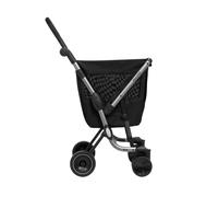 Carrello della spesa Playmarket We Go Premium, 4 ruote, pieghevole, nero