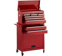 Carrello Porta Attrezzi Utensili da Lavoro Fadi Rosso