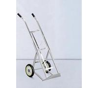 Carrello porta bombole a gas a 2 ruote for ospedali e cliniche - Supporto for ossigeno in acciaio inossidabile con ruote