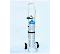 Carrello porta bombole di ossigeno piccolo con ruote a 2 ruote, carrello porta bombole di ossigeno portatile for la casa, porta bombole di ossigeno con maniglia, trasporto bombole di gas(Ring diameter