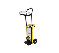 Carrello Porta Carichi Pesanti Pieghevole - Carrello Multifunzione in Acciaio con 4 Ruote in Gomma, Capacità 45kg, 99x38x31 cm, Ideale per Carichi Pesanti