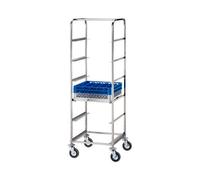 Carrello porta cestelli cesti lavastoviglie cm 65x65x170 RS0432
