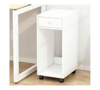 Carrello porta CPU per computer, Supporto da pavimento mobile a 2 livelli for CPU e stampante con ruote for ufficio domestico multicolore(White)