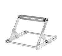 Carrello porta materiale per macchina da taglio Tavolo for troncatrice portatile in acciaio inossidabile, altezza regolabile, telaio di supporto pieghevole antiruggine for macchina da taglio(Small)