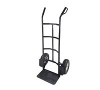 Carrello Porta Pacchi 200 kg porta casse ruote pneumatiche Acciaio STI Nero
