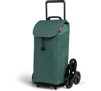 GIMI NUOVO TRIS CARRELLO PORTASPESA PORTA SPESA 3 RUOTE TROLLEY COLORE VERDE