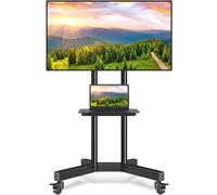 Carrello Porta TV con Ruote Supporto da Pavimento per Schermo LCD/LED/Plasma da