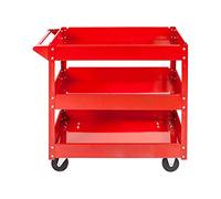 Carrello Porta Utensili 3 Piani con 4 ruote 2 fisse Officina Carrello Attrezzi Meccanico Garage