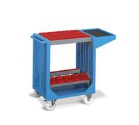 Carrello Porta Utensili con 3 Telai Porta Boccole su Ruote