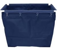 Carrello Portabiancheria Commerciale con Ruote, Carrello Portabiancheria Grande da 10 Bushel, Cesti Portabiancheria Commerciali in Acciaio Inossidabile per Impieghi Gravosi, Blue, 1*Cloth Bag