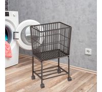 Carrello portabiancheria con ruote, versatile organizer per bagno, cucina,