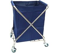 Carrello portabiancheria pieghevole - Carrello mobile da cucina con cestino per la raccolta differenziata per hotel e uso domestico, design compatto, soluzione salvaspazio