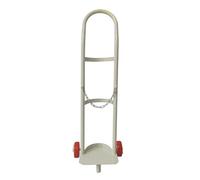 Carrello portabombole di Gas, Carrello Portatile per bombole di Ossigeno con 2 Ruote, Supporto per bombole da 8-10 Litri, Robusto Supporto per Un Facile Trasporto
