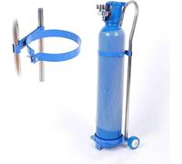 Carrello portabombole di ossigeno portatile adatto for bombole di gas Carrello portabombole di ossigeno mobile(H110cm(43 1/4"))