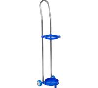 Carrello portabombole portatile in acciaio inossidabile, scaffale mobile for lo stoccaggio delle bombole(31.5 in/80cm Hight)