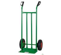 CARRELLO PORTACASSE 2 RUOTE PNEUMATICHE PORTAPACCHI MAGAZZINIERE PORTATA KG.200