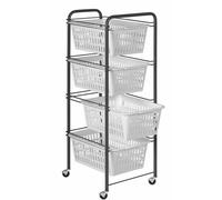 CARRELLO PORTAFRUTTA 4 CESTELLI SIENA