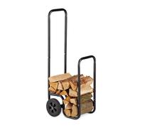 Carrello portalegna Contenitore legna 60 kg Carrello per legna Supporto legna