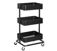 Carrello Portaoggetti A 3 Livelli Carrello Da Cucina Con Altezza Regolabile