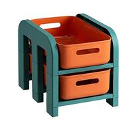 Carrello portaoggetti a più livelli con ruote, perfetto per il bagno, design facile da rotolare, carrello multiuso per casa, ufficio e cucina