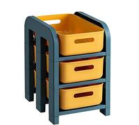 Carrello portaoggetti a più livelli con ruote, perfetto per il bagno, design facile da spostare, carrello multiuso per casa e ufficio, soluzione salvaspazio