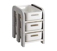 Carrello portaoggetti a più livelli con ruote, perfetto per il bagno, versatile carrello mobile per un facile arrotolamento, soluzione di archiviazione elegante e funzionale