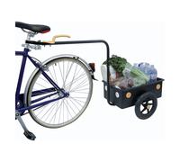 Carrello Portaoggetti Bellelli Eco Trailer Mini Nero con Attacco Rapido