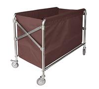 Carrello Portaoggetti, Carrello Portaoggetti, Carrello Portaoggetti Pieghevole Commerciale, Carrello A X Con Ruote E Maniglia, Carrello Portabiancheria Per La Pulizia Dell'Hotel/Bagno, Capacità Di Pe