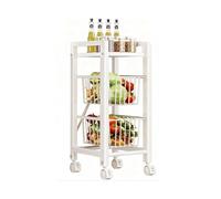 Carrello portaoggetti con cestello estraibile, facile da tirare, organizer salvaspazio per bagni stretti e piccoli spazi