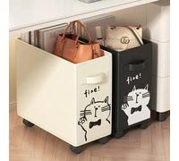 Carrello portaoggetti con ruote da usare sotto la scrivania - Essenziale per l'organizzazione di un ufficio mobile, ottimo regalo per la Festa della Mamma, la Festa del Papà, il Ringraziamento e altro