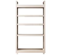 Carrello Portaoggetti con Ruote Materiale Metallico In Acciaio Al Carbonio con Rullo Silenzioso Ripiano da Cucina Facile da Montare per Cucina Lavanderia Spazi Ristretti(40 * 18 * 106cm)