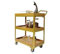 Carrello Portaoggetti Da Cucina Carrello Portaoggetti Con Ruote Carrello Portaoggetti A 3 Livelli Carrello Da Pranzo Per Hotel Ristorante Per Consegne Mobili Carrello Con Barra Di Spinta A Mano In Fe